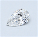 0.51 Carats, Pear Diamond with  Cut, D Color, VS2 Clarity and Certified by GIA