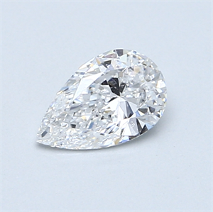 Picture of 0.51 Carats, Pear Diamond with  Cut, D Color, VS2 Clarity and Certified by GIA