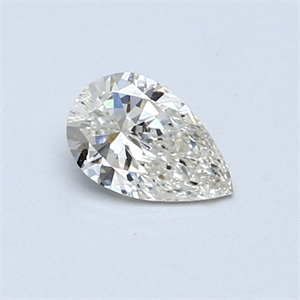 Picture of 0.40 Carats, Pear Diamond with  Cut, J Color, SI2 Clarity and Certified by GIA