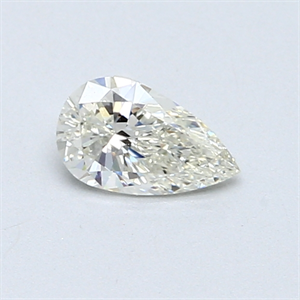 Picture of 0.40 Carats, Pear Diamond with  Cut, J Color, VS2 Clarity and Certified by GIA