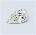 0.41 Carats, Pear Diamond with  Cut, J Color, SI1 Clarity and Certified by GIA
