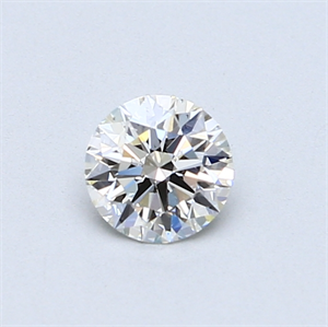 Picture of 0.42 Carats, Round Diamond with Excellent Cut, I Color, SI1 Clarity and Certified by GIA