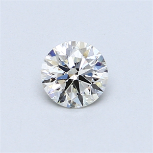 Picture of 0.40 Carats, Round Diamond with Excellent Cut, J Color, SI1 Clarity and Certified by GIA
