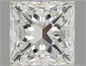 1.01 Carats, Princess Diamond with  Cut, I Color, VS2 Clarity and Certified by GIA