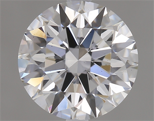 Picture of Lab Created Diamond 1.11 Carats, Round with Excellent Cut, E Color, VS2 Clarity and Certified by GIA
