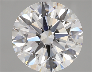 Picture of Lab Created Diamond 3.06 Carats, Round with Excellent Cut, E Color, VVS1 Clarity and Certified by GIA