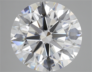 Picture of Lab Created Diamond 10.54 Carats, Round with Ideal Cut, D Color, VVS2 Clarity and Certified by IGI