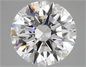 Del inventario de diamantes de laboratorio, 5.15 quilates, Redondo , Color E, claridad VVS2 y certificado GIA