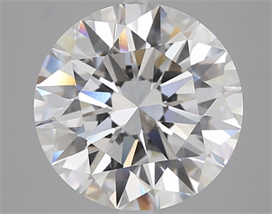 Picture of Lab Created Diamond 5.08 Carats, Round with Excellent Cut, E Color, VVS2 Clarity and Certified by GIA