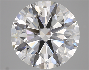 Picture of Lab Created Diamond 10.56 Carats, Round with Ideal Cut, E Color, VVS1 Clarity and Certified by IGI
