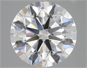 Del inventario de diamantes de laboratorio, 5.01 quilates, Redondo , Color E, claridad VS1 y certificado GIA