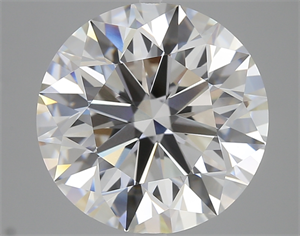 Picture of Lab Created Diamond 8.07 Carats, Round with Excellent Cut, E Color, VVS2 Clarity and Certified by GIA