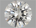 Lab Created Diamond 1.90 Carats, Round with Excellent Cut, F Color, VS1 Clarity and Certified by IGI