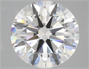 Lab Created Diamond 5.08 Carats, Round with Ideal Cut, E Color, VVS1 Clarity and Certified by IGI