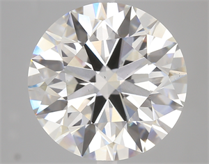 Picture of Lab Created Diamond 10.13 Carats, Round with Ideal Cut, F Color, VS1 Clarity and Certified by IGI