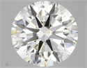 Lab Created Diamond 10.05 Carats, Round with Ideal Cut, G Color, VS2 Clarity and Certified by IGI