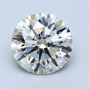 Picture of 1.51 Carats, Round Diamond with Ideal Cut, I Color, SI1 Clarity and Certified by EGL