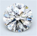 3.01 Carats, Round Diamond with Excellent Cut, G Color, SI2 Clarity and Certified by GIA