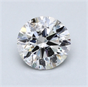 1.00 Carats, Round Diamond with Excellent Cut, G Color, SI2 Clarity and Certified by GIA