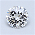 1.06 Carats, Round Diamond with Very Good Cut, D Color, SI2 Clarity and Certified by GIA