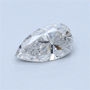 Picture of 0.56 Carats, Pear Diamond with  Cut, F Color, I2 Clarity and Certified by GIA