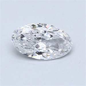 Picture of 0.50 Carats, Oval Diamond with  Cut, D Color, SI2 Clarity and Certified by GIA