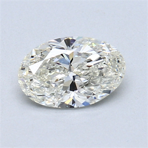 Picture of 0.64 Carats, Oval Diamond with  Cut, J Color, I1 Clarity and Certified by GIA