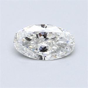 Picture of 0.50 Carats, Oval Diamond with  Cut, G Color, SI2 Clarity and Certified by GIA