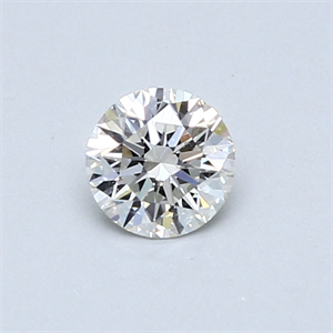 Picture of 0.40 Carats, Round Diamond with Excellent Cut, I Color, VVS2 Clarity and Certified by GIA