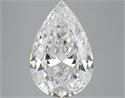 7.12 Carats, Pear Diamond with  Cut, D Color, VS1 Clarity and Certified by GIA