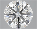 5.70 Carats, Round Diamond with Excellent Cut, E Color, VVS1 Clarity and Certified by GIA
