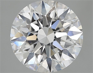 Picture of 5.16 Carats, Round Diamond with Excellent Cut, D Color, VVS2 Clarity and Certified by GIA