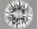 2.14 Carats, Round Diamond with Excellent Cut, D Color, IF Clarity and Certified by GIA