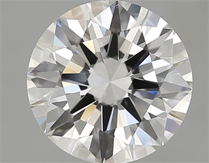 Picture of 3.01 Carats, Round Diamond with Excellent Cut, F Color, VVS2 Clarity and Certified by GIA