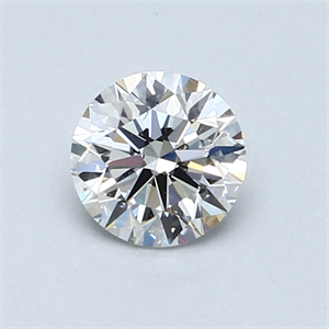Picture of 0.70 Carats, Round Diamond with Excellent Cut, H Color, SI2 Clarity and Certified by GIA