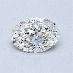 Picture of 0.57 Carats, Oval Diamond with  Cut, F Color, VS2 Clarity and Certified by GIA