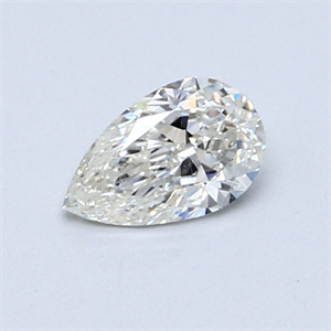 Picture of 0.50 Carats, Pear Diamond with  Cut, I Color, SI2 Clarity and Certified by GIA