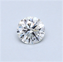 0.40 quilates, Redondo Diamante , Color G, claridad SI1 y certificado por GIA