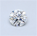 0.49 quilates, Redondo Diamante , Color G, claridad VVS2 y certificado por GIA