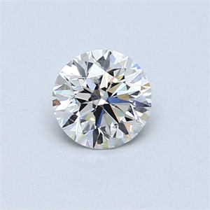 Picture of 0.49 Carats, Round Diamond with Excellent Cut, G Color, SI2 Clarity and Certified by GIA
