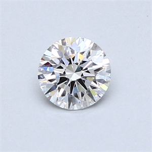 Picture of 0.50 Carats, Round Diamond with Excellent Cut, E Color, SI1 Clarity and Certified by GIA