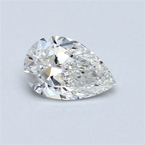 Picture of 0.50 Carats, Pear Diamond with  Cut, F Color, SI1 Clarity and Certified by GIA