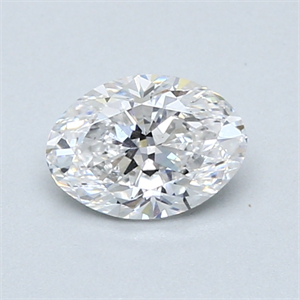 Picture of 0.74 Carats, Oval Diamond with  Cut, D Color, SI1 Clarity and Certified by GIA