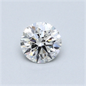 0.50 Carats, Round Diamond with Excellent Cut, G Color, SI2 Clarity and Certified by GIA
