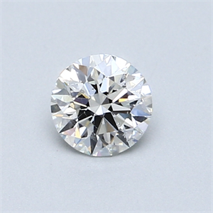 Picture of 0.50 Carats, Round Diamond with Excellent Cut, G Color, SI2 Clarity and Certified by GIA