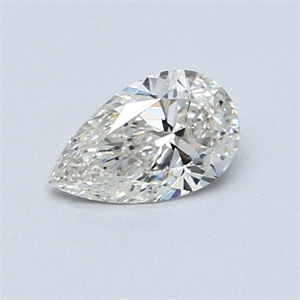 Picture of 0.51 Carats, Pear Diamond with  Cut, J Color, SI2 Clarity and Certified by GIA