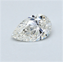 0.50 quilates, De pera Diamante , Color I, claridad SI1 y certificado por GIA