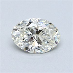 Picture of 0.75 Carats, Oval Diamond with  Cut, J Color, VS2 Clarity and Certified by GIA