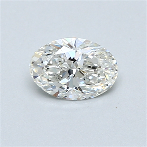 Picture of 0.51 Carats, Oval Diamond with  Cut, I Color, VS2 Clarity and Certified by GIA