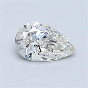 Picture of 0.60 Carats, Pear Diamond with  Cut, F Color, VS2 Clarity and Certified by GIA